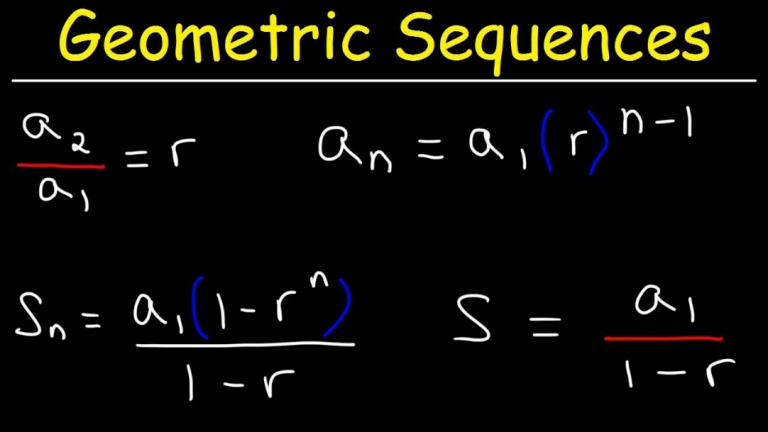 geometric sequence formula with two points