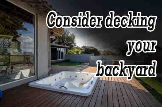 decking your backyard